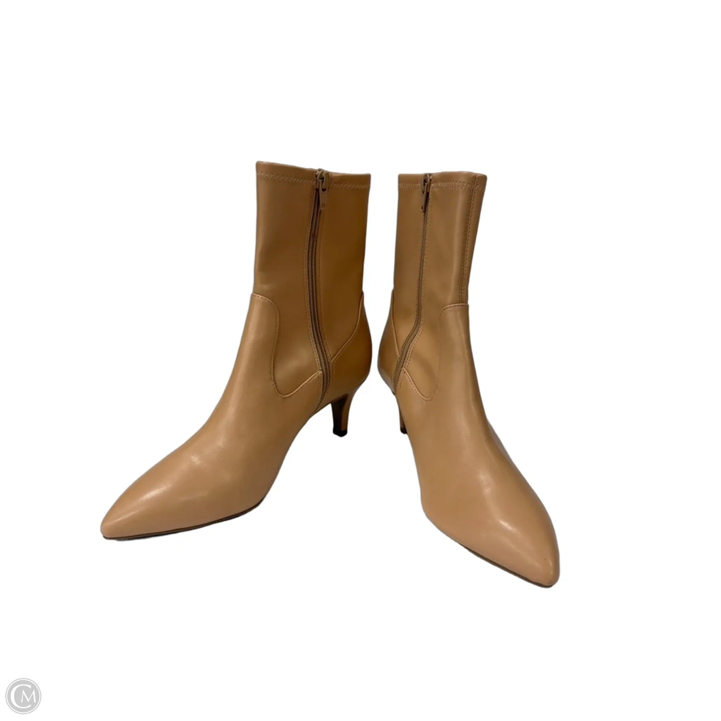 Boots Ankle Heels By Dolce Vita In Tan, Size: 8.5