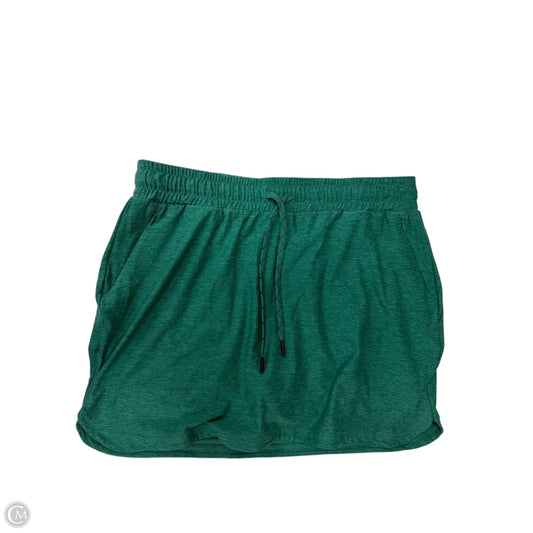 Athletic Skort By Clothes Mentor In Green, Size: L