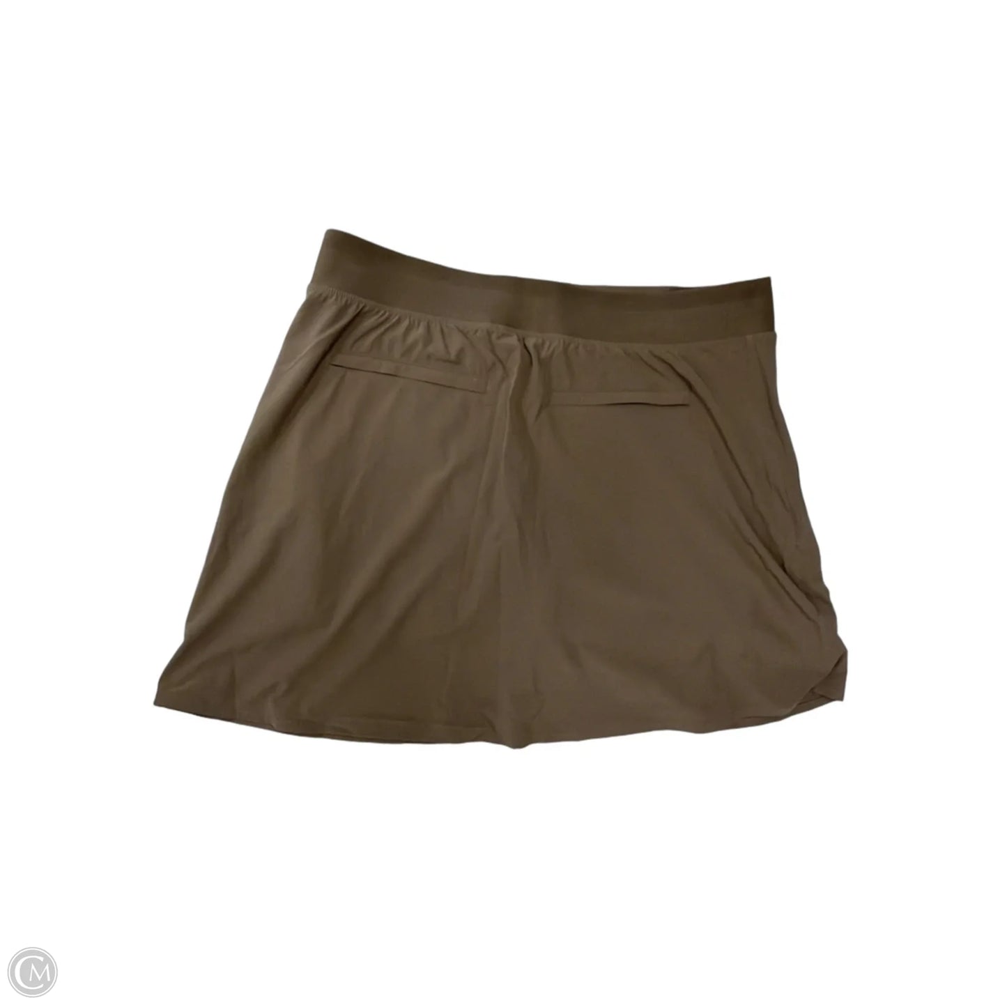 Athletic Skort By Athleta In Tan, Size: Xl