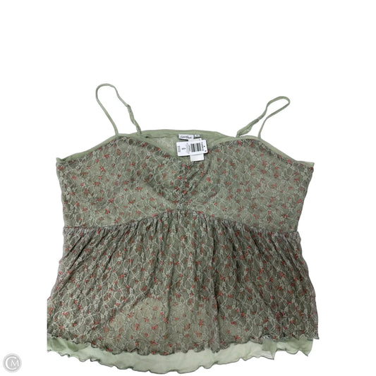 Tank Top By Clothes Mentor In Green, Size: 5