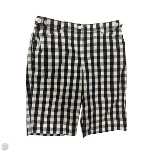 Shorts By Jones New York In Checkered Pattern, Size: 10