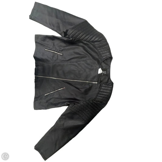 Jacket Moto By New York And Co In Black, Size: 1x