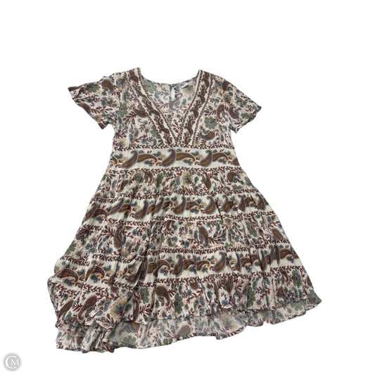 Dress Casual Short By Bila In Paisley Print, Size: M