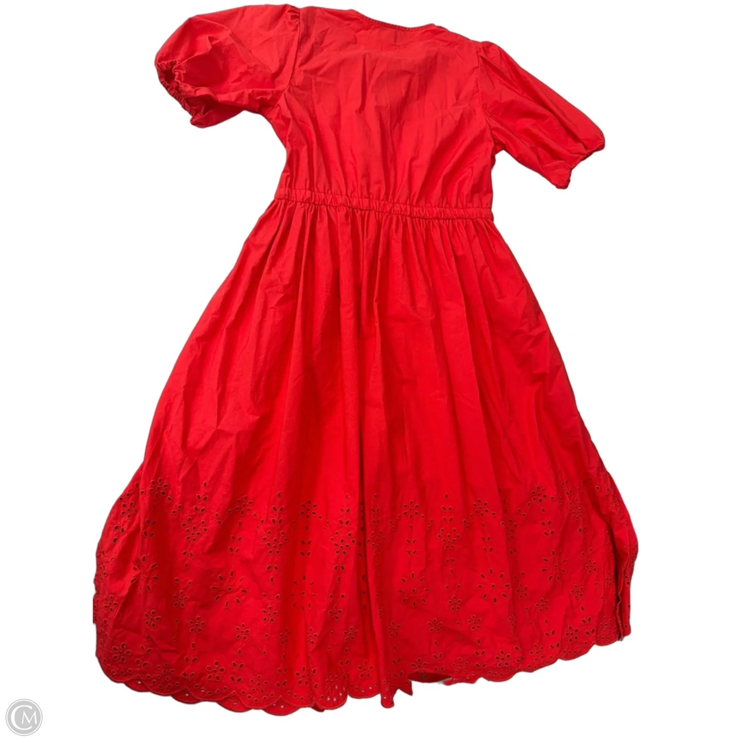 Dress Casual Midi By Free Assembly In Red, Size: S