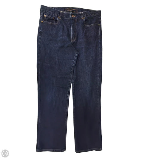 Jeans Straight By Lauren By Ralph Lauren In Blue Denim, Size: 10