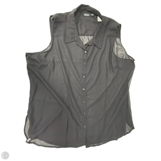 Top Sleeveless By Simply Emma In Black, Size: 3x