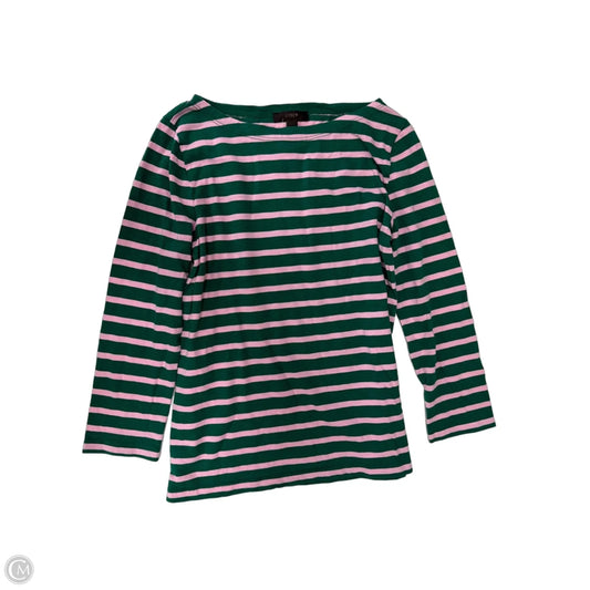 Top Long Sleeve By J. Crew In Striped Pattern, Size: Xs