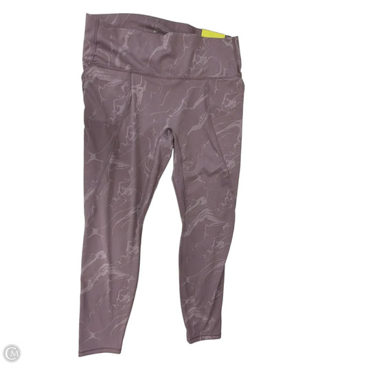 Athletic Leggings By All In Motion In Purple, Size: Xl
