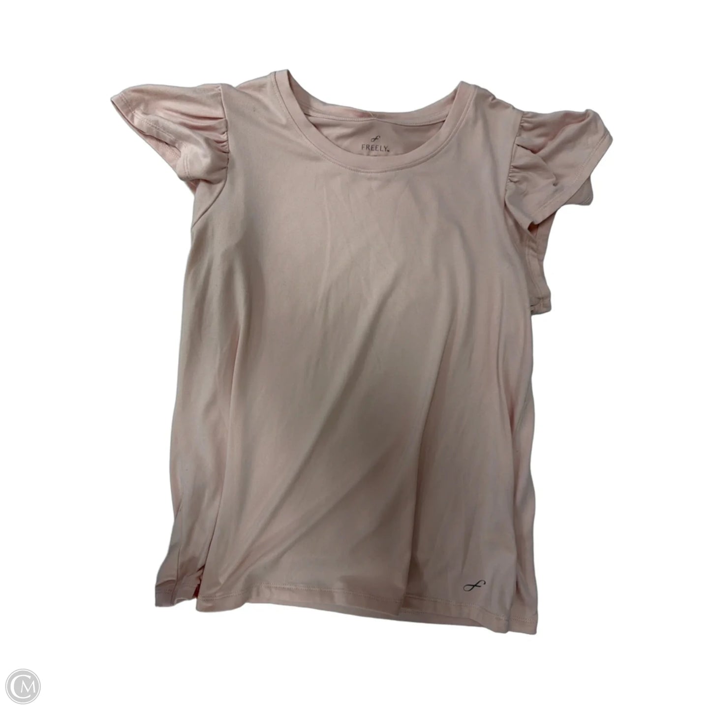 Top Short Sleeve By Freely In Pink, Size: Xl