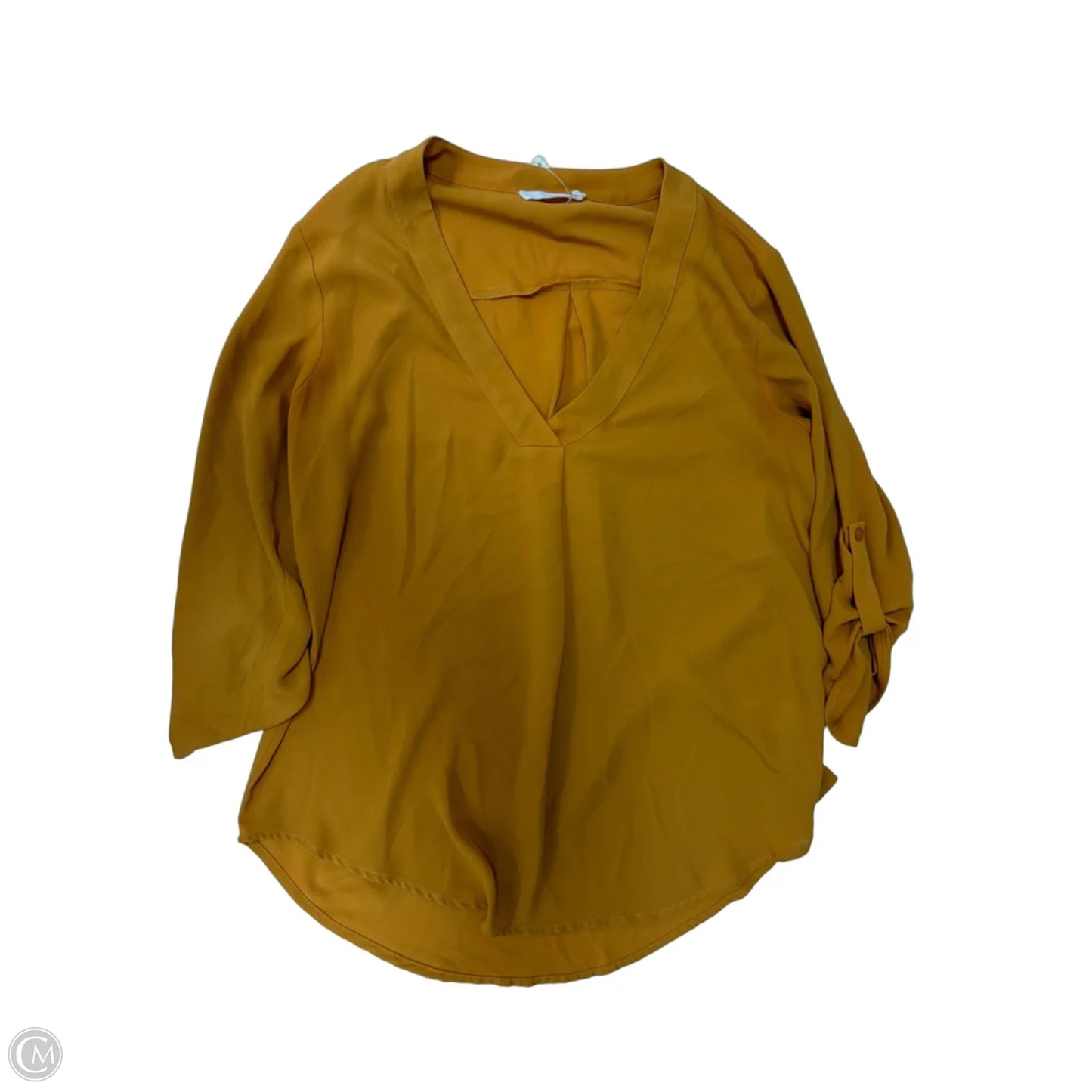 Top Short Sleeve By Lush In Yellow, Size: Xs