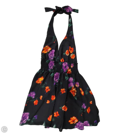 Dress Casual Short By Madden Girl In Floral Print, Size: L