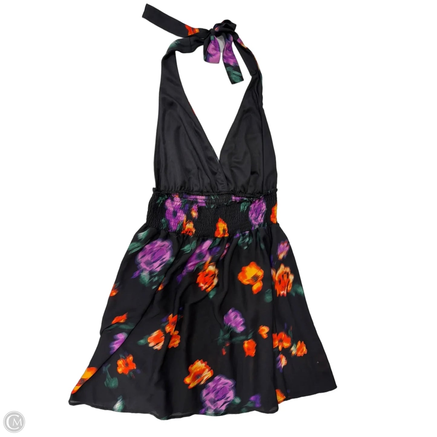 Dress Casual Short By Madden Girl In Floral Print, Size: L