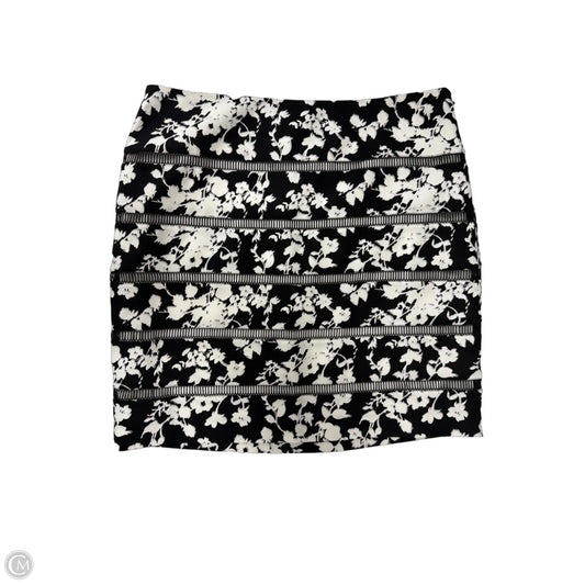 Skirt Midi By White House Black Market In Black & White, Size: M
