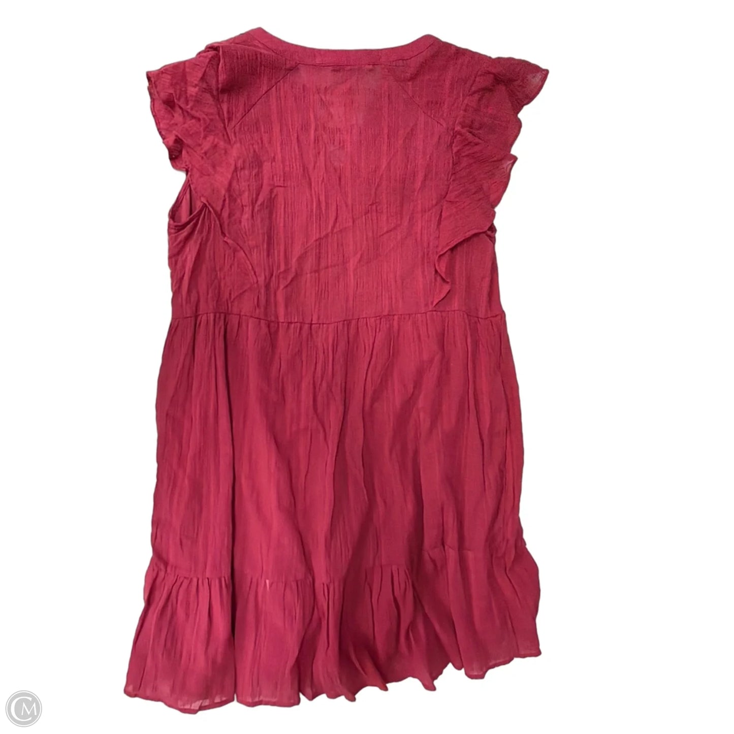 Dress Casual Midi By Sonoma In Red, Size: 1x