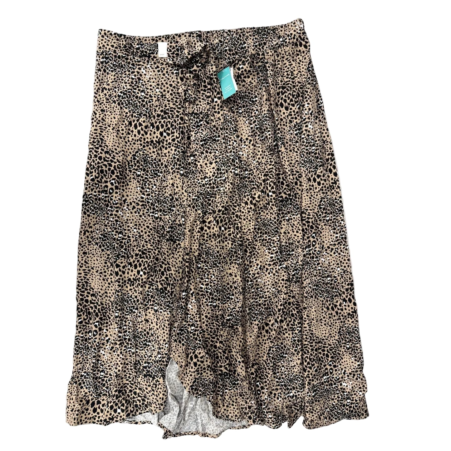 Skirt Midi By Maurices In Animal Print, Size: Xl