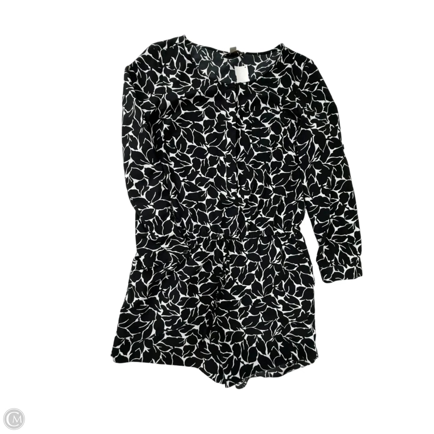 Romper By Loft In Black & White, Size: Sp