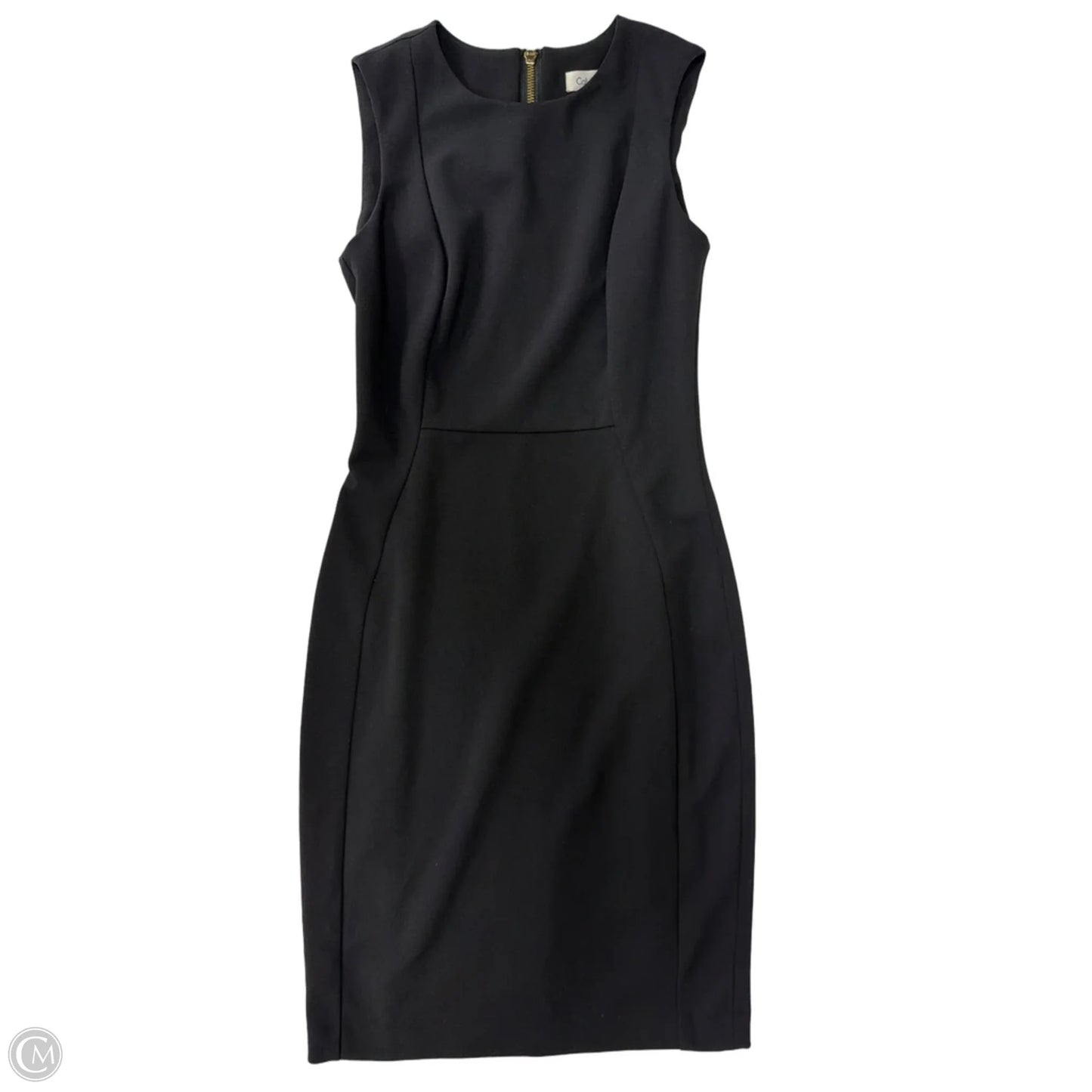 Dress Work By Calvin Klein In Black, Size: Xs