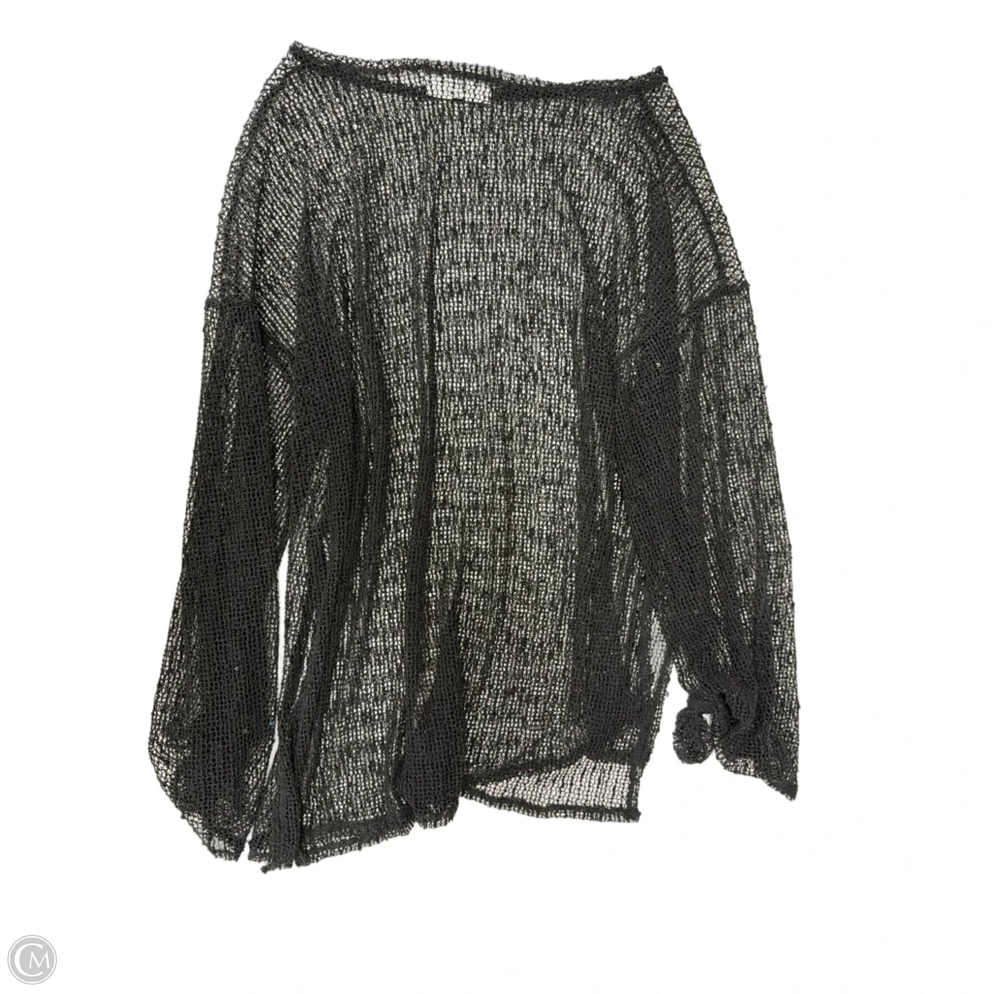 Top Long Sleeve By Cmf In Black, Size: L