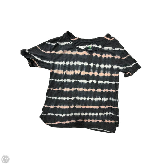 Top Short Sleeve By Green Tea In Tie Dye Print, Size: M