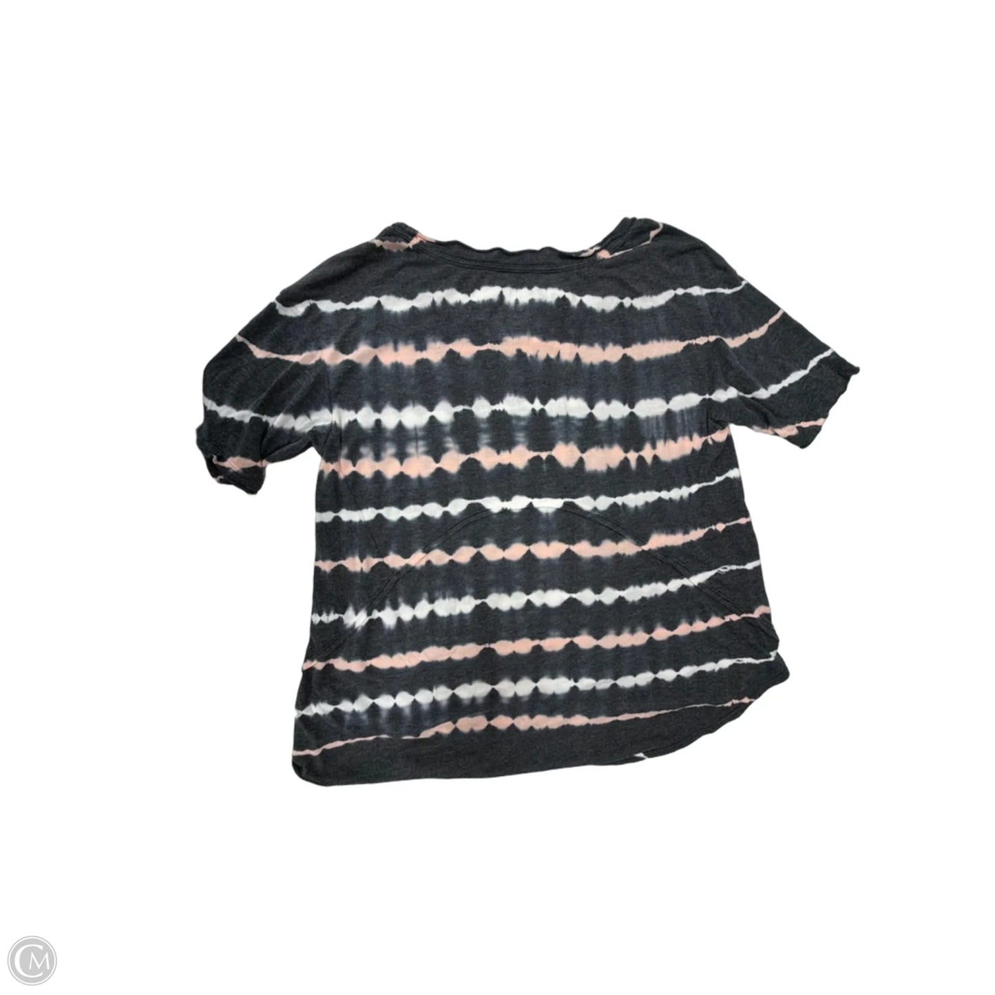 Top Short Sleeve By Green Tea In Tie Dye Print, Size: M
