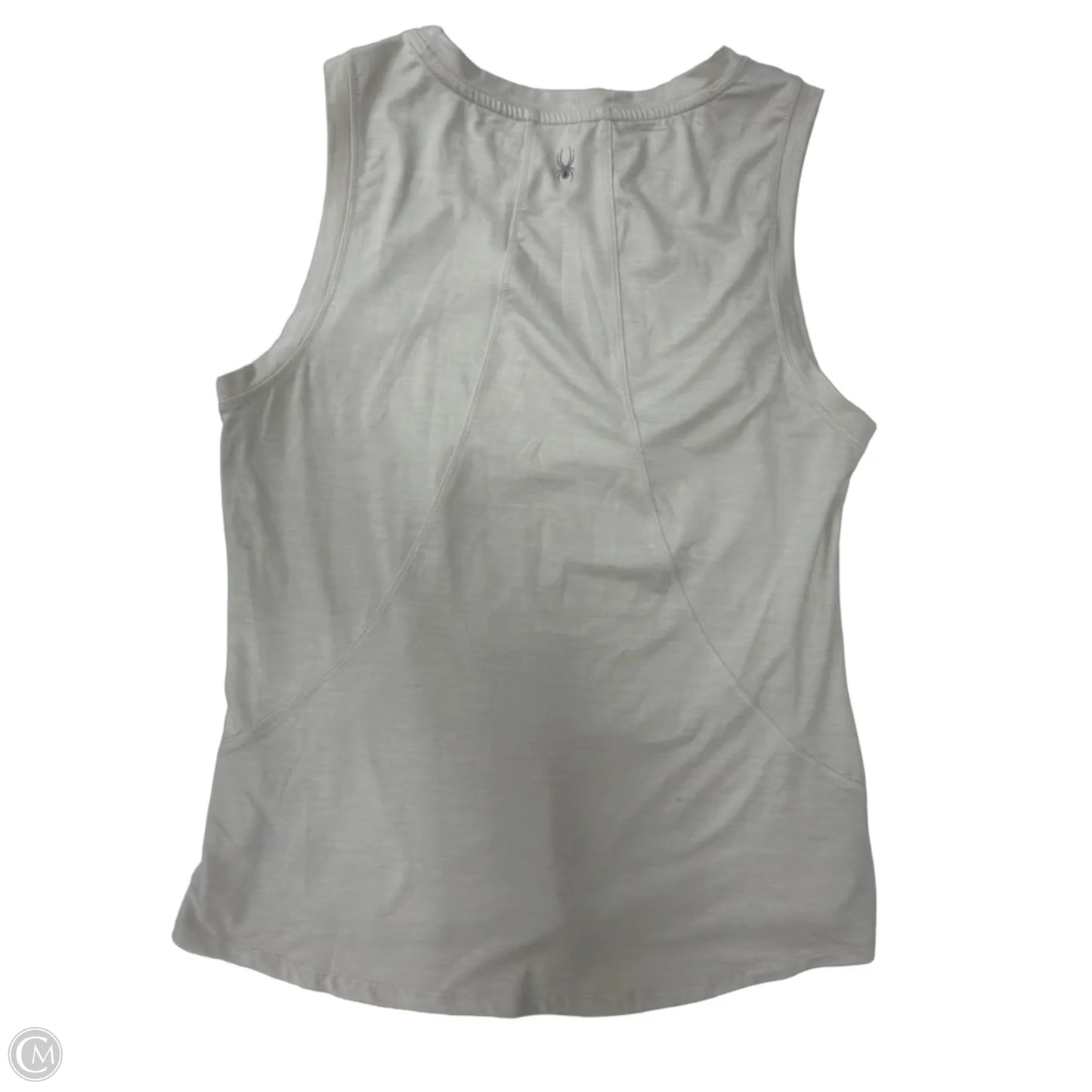 Athletic Tank Top By Spyder In Cream, Size: M