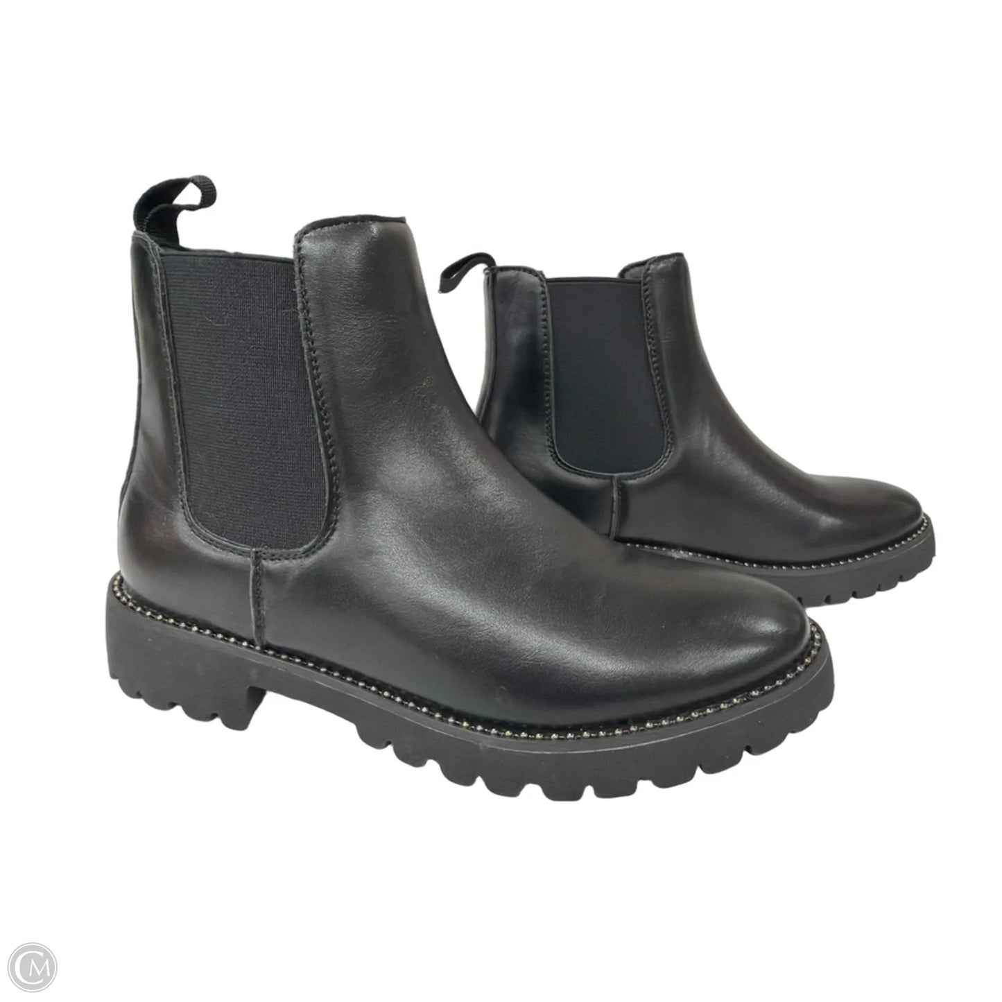 Boots Ankle Flats By Clothes Mentor In Black, Size: 7