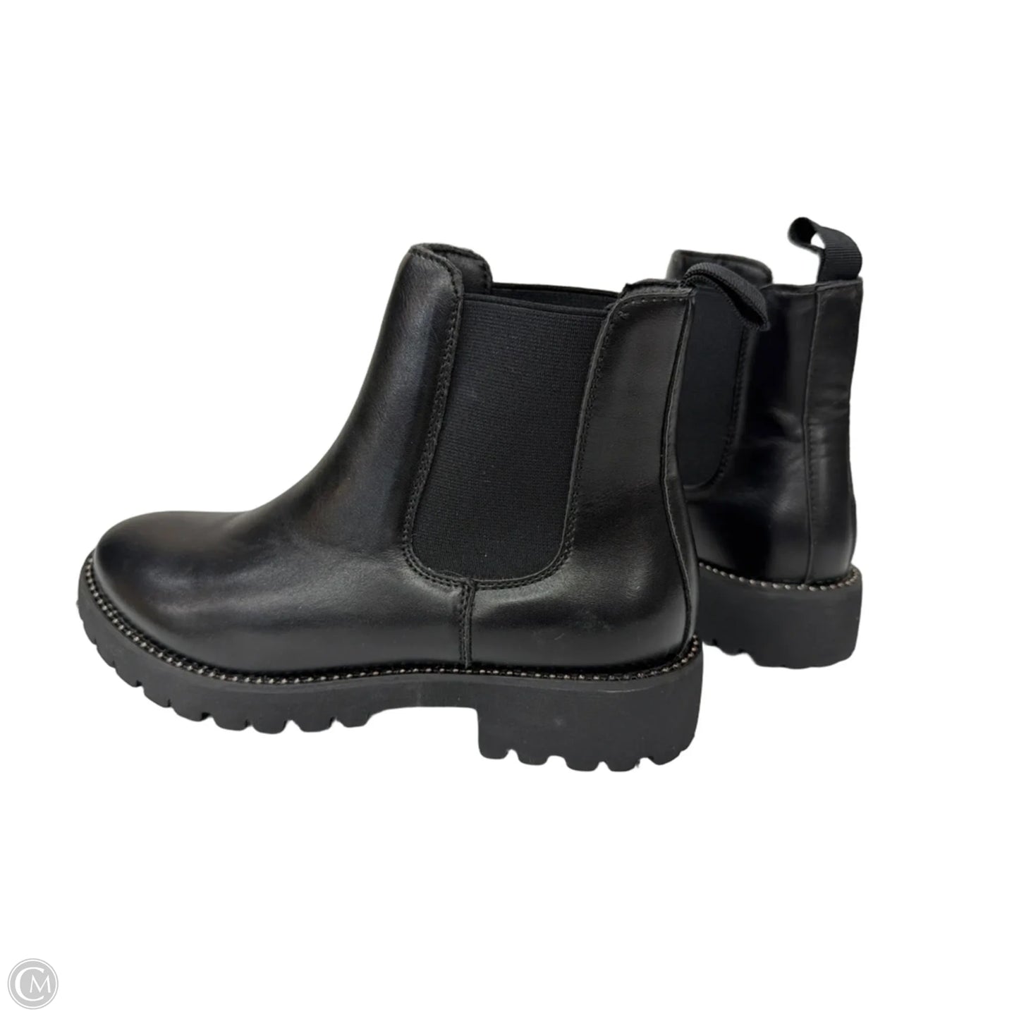 Boots Ankle Flats By Clothes Mentor In Black, Size: 7