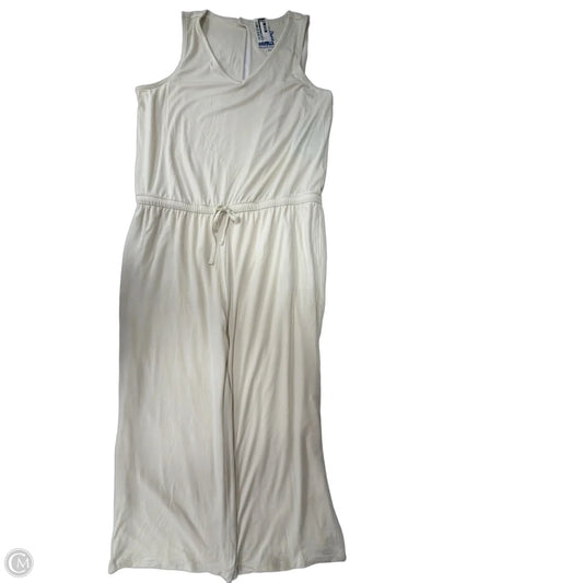 Jumpsuit By Muk Luks In Cream, Size: L