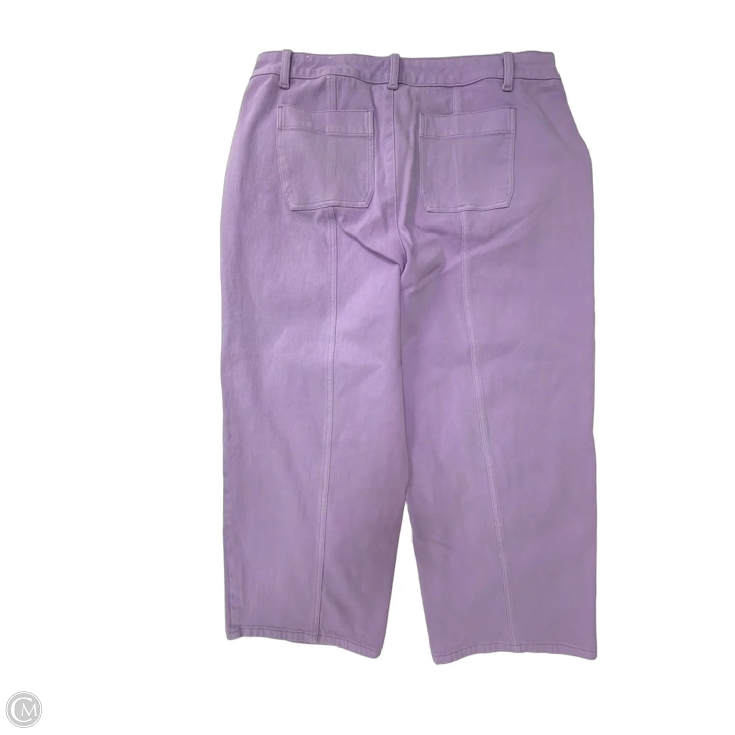 Jeans Wide Leg By Talbots In Purple, Size: 16