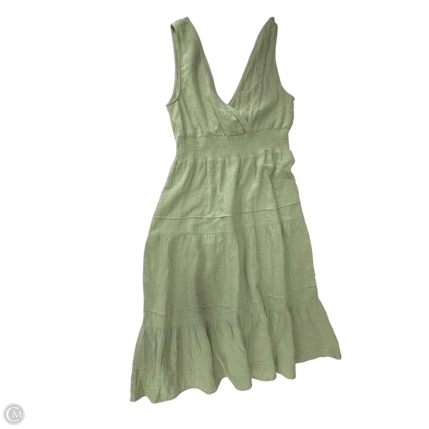 Dress Casual Midi By Versona In Green, Size: Xl