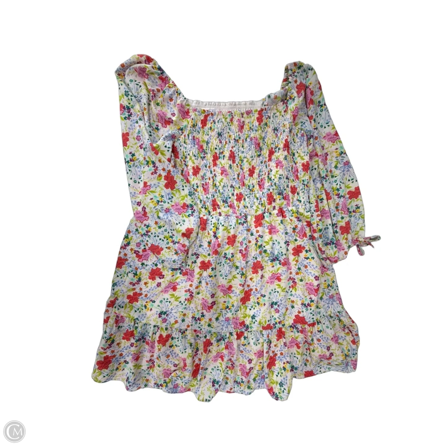Dress Casual Short By Lc Lauren Conrad In Floral Print, Size: 1x
