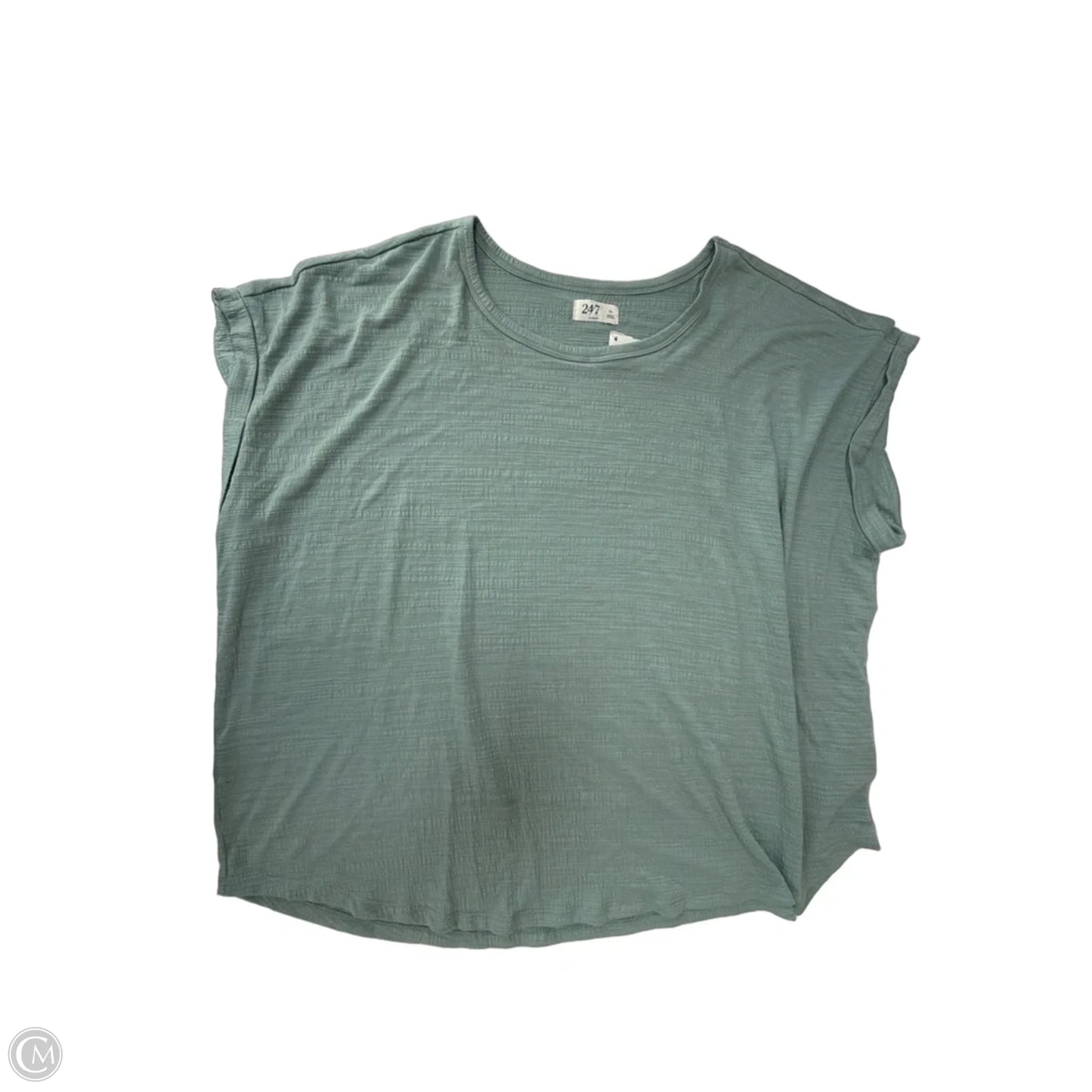 Top Short Sleeve By Maurices In Blue, Size: 2x