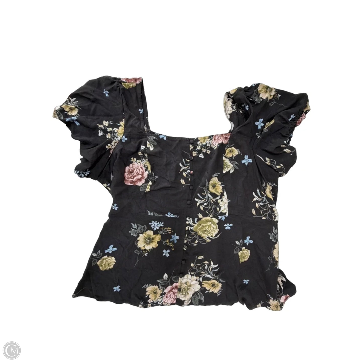 Top Short Sleeve By Torrid In Floral Print, Size: 2x