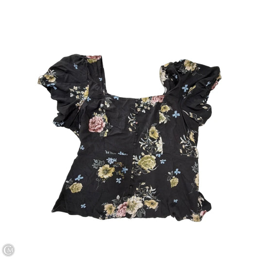 Top Short Sleeve By Torrid In Floral Print, Size: 2x