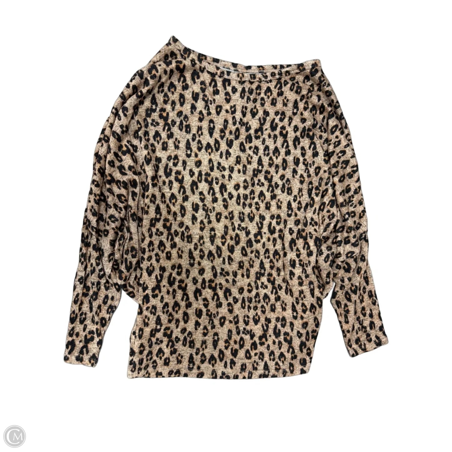 Top Long Sleeve By Maurices In Animal Print, Size: M