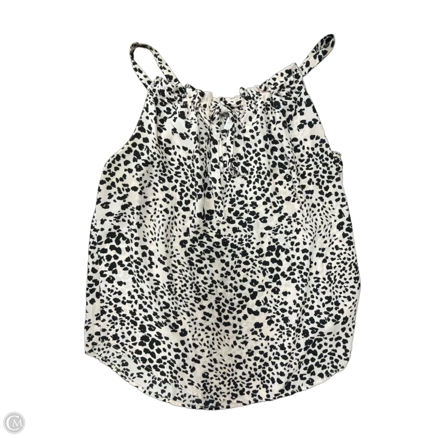 Top Sleeveless By Lush In Black & Pink, Size: M