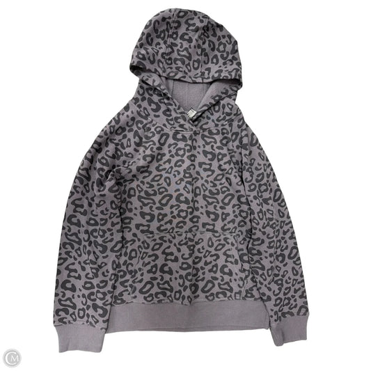 Sweatshirt Hoodie By 90 Degrees By Reflex In Animal Print, Size: L