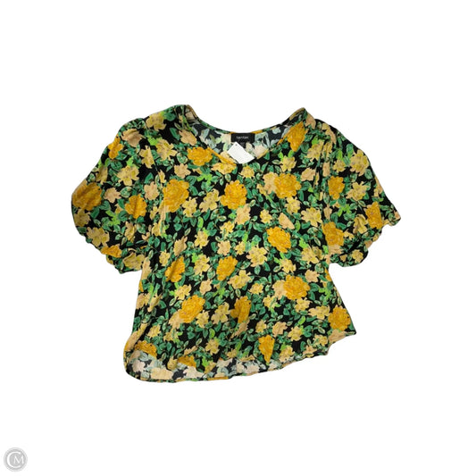 Top Short Sleeve By Karen Kane In Floral Print, Size: 2x