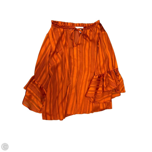 Top Long Sleeve By Lc Lauren Conrad In Orange, Size: M