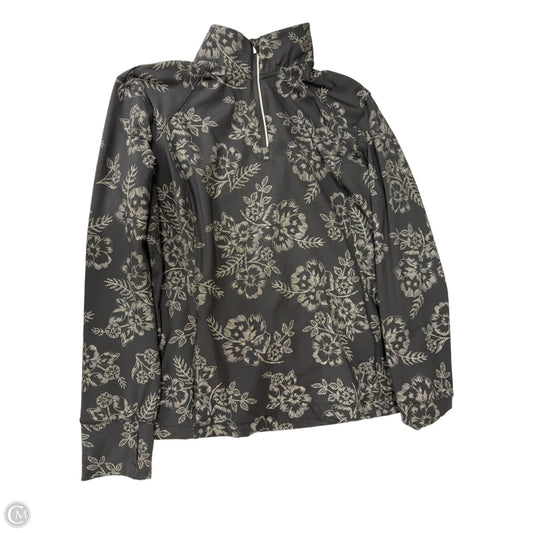 Athletic Top Long Sleeve Collar By Avia In Black, Size: 1x