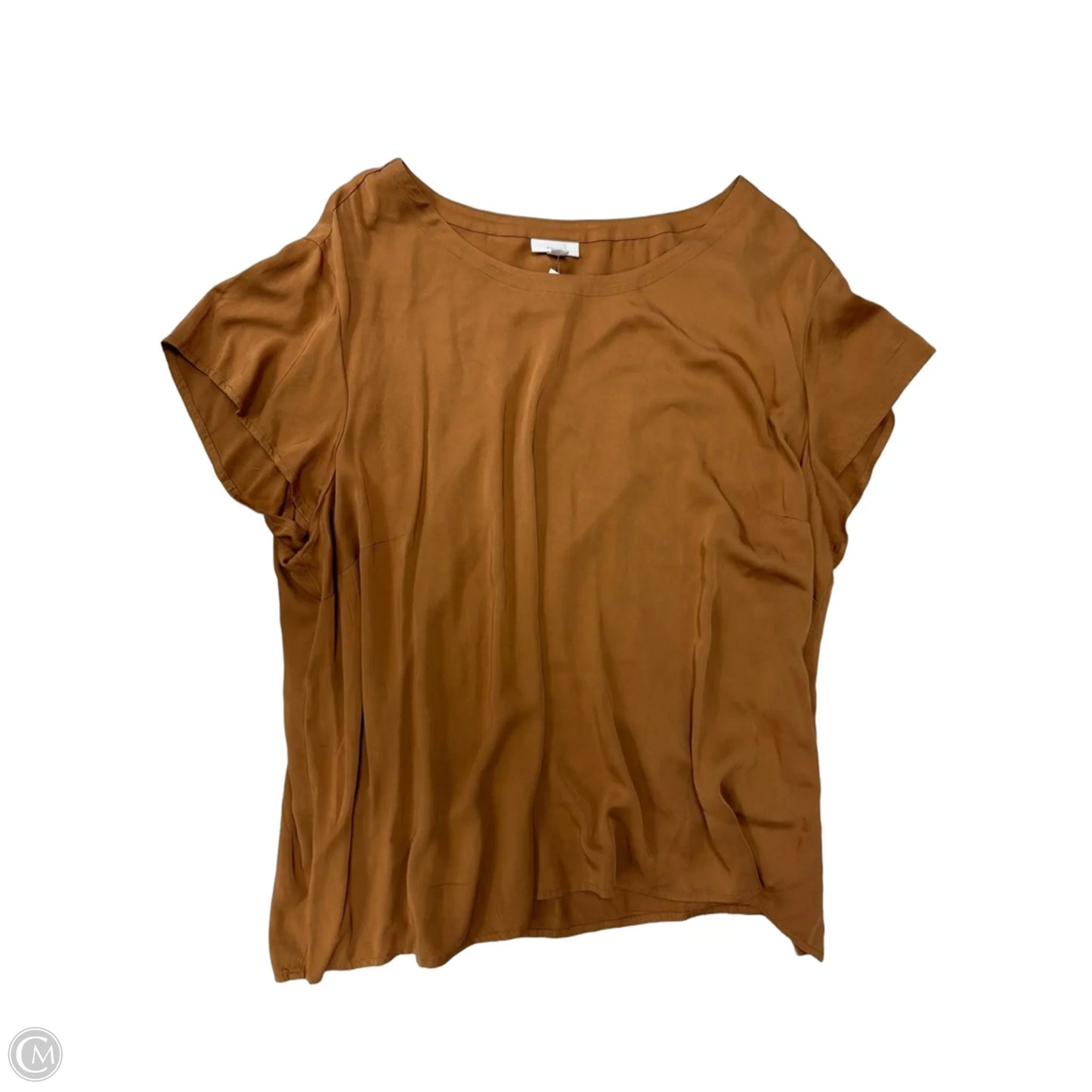Top Long Sleeve By Pure Jill In Brown, Size: 3x