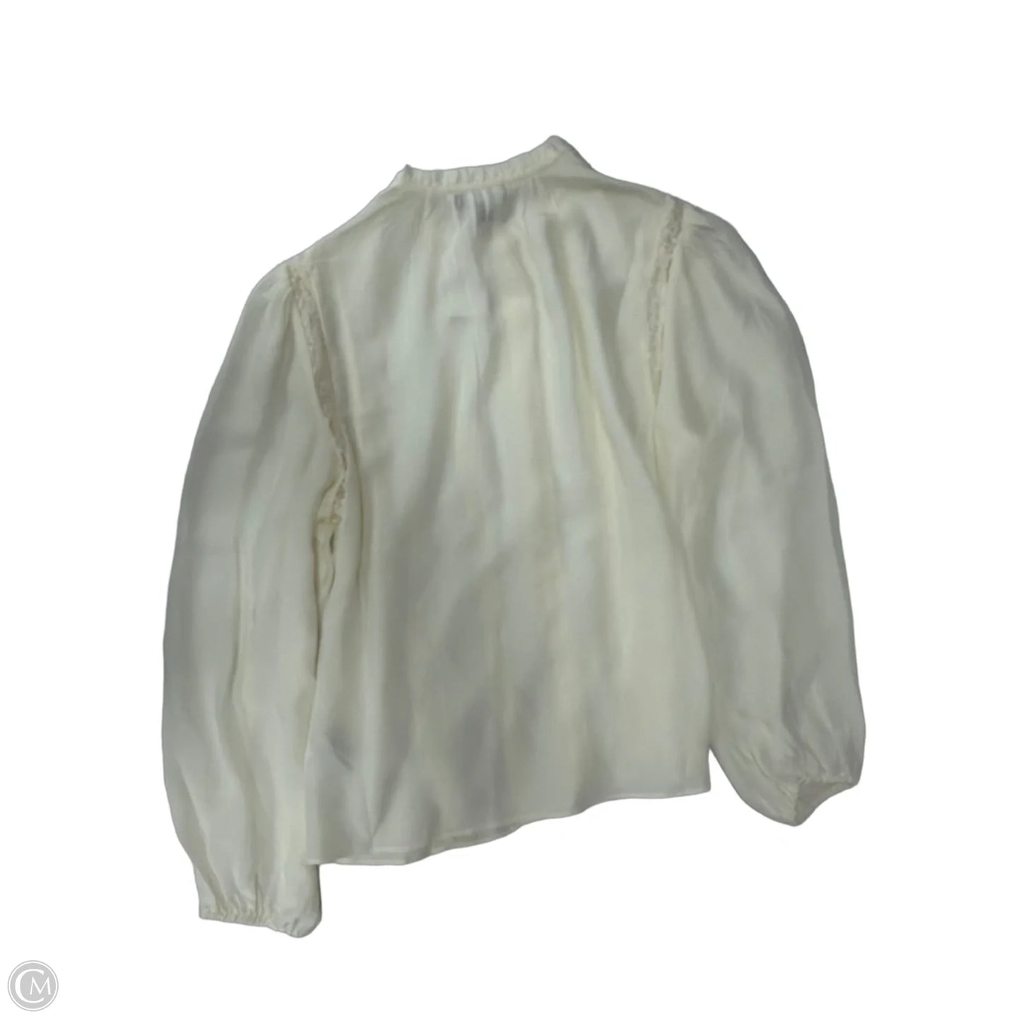 Top Long Sleeve By J. Crew In Cream, Size: S