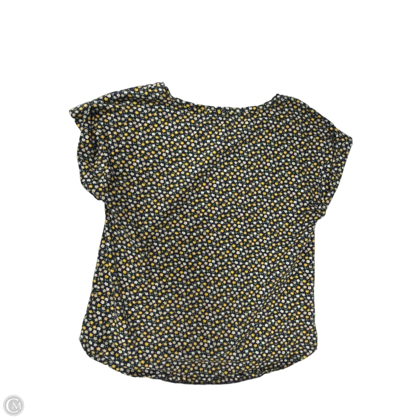 Top Short Sleeve By L.l. Bean In Floral Print, Size: M