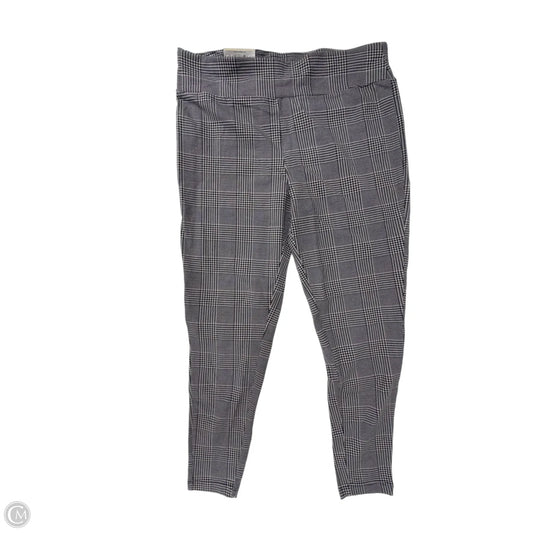 Pants Other By Terra & Sky In Plaid Pattern, Size: 14