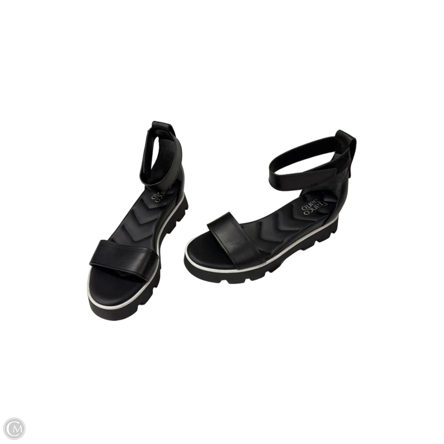 Sandals Flats By Franco Sarto In Black, Size: 8.5