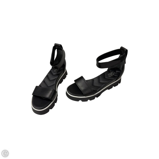 Sandals Flats By Franco Sarto In Black, Size: 8.5