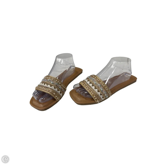 Sandals Flats By Madden Girl In Multi-colored, Size: 9