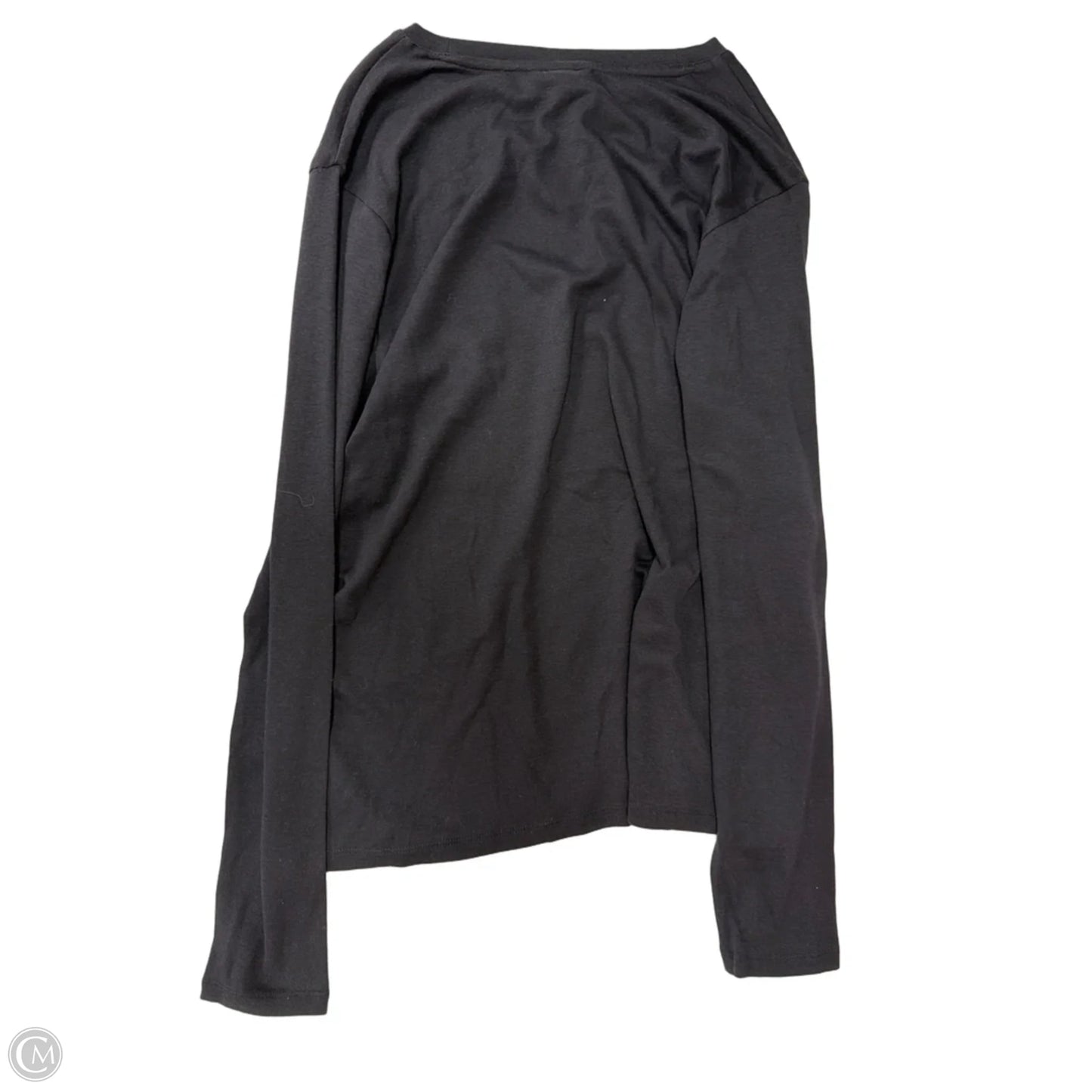 Top Long Sleeve By Eddie Bauer In Black, Size: Xl
