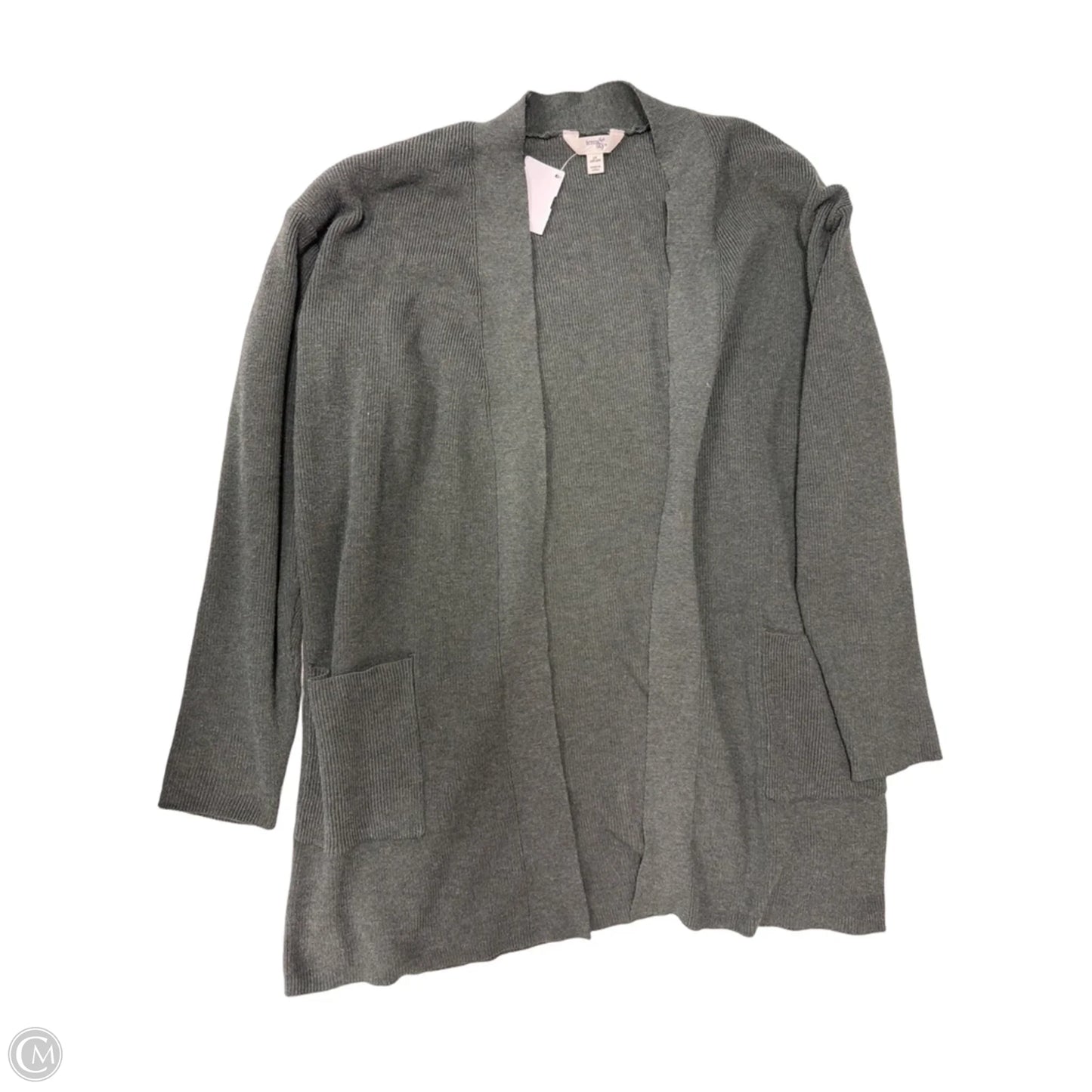 Cardigan By Terra & Sky In Green, Size: 1x