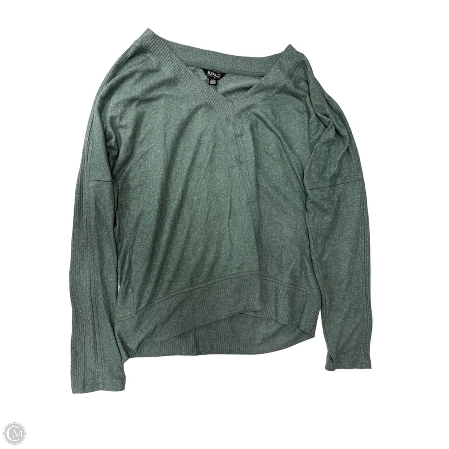 Top Long Sleeve By Buffalo David Bitton In Green, Size: Xl